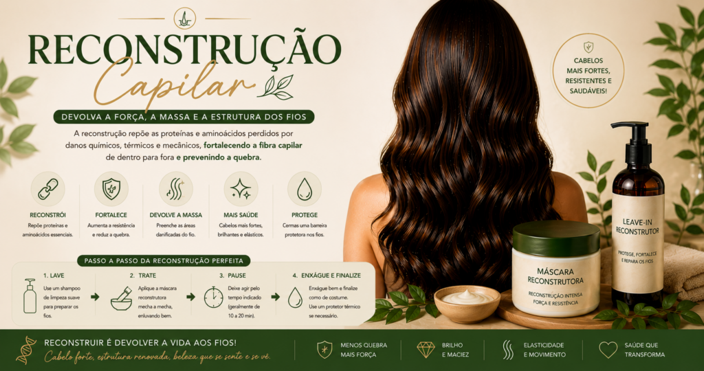 Reconstrução Capilar: Fundamentos, Etapas Técnicas e Protocolos Profissionais